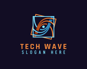 Tech Wave Network logo design