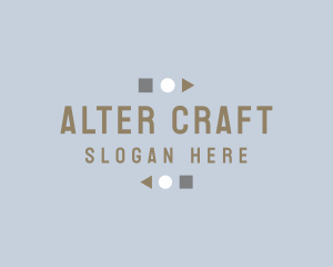 Geometric Shape Craft logo design