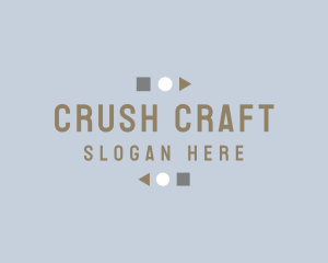 Geometric Shape Craft logo design