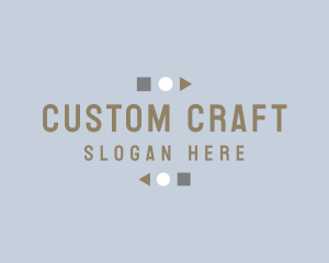 Geometric Shape Craft logo design