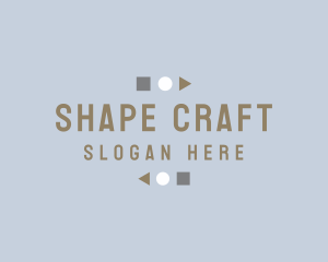 Geometric Shape Craft logo design