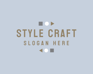 Geometric Shape Craft logo design