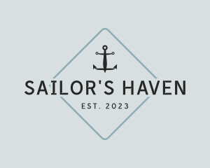 Anchor Sailor Diamond logo design