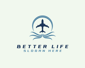 Airplane Travel Flight Logo