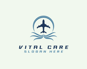 Airplane Travel Flight Logo