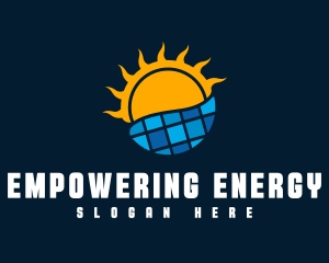 Solar Energy Panel Business logo design