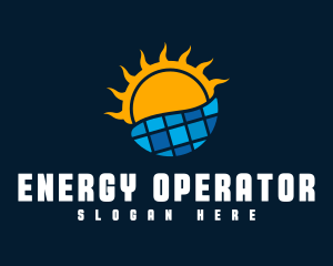 Solar Energy Panel Business logo design