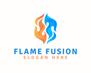 Flaming Hot Fire logo design