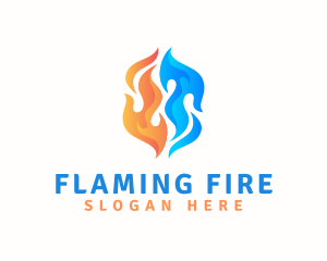 Flaming Hot Fire logo design