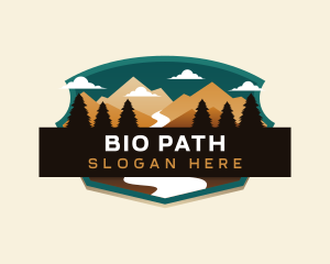 Mountain Path Travel logo design