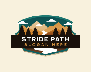 Mountain Path Travel logo design