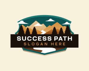 Mountain Path Travel logo design