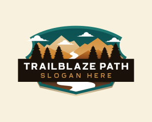 Mountain Path Travel logo design