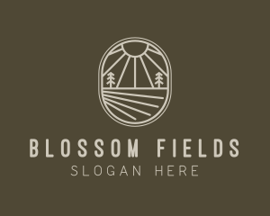 Countryside Farming Field logo design