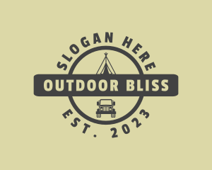 Travel Camping Vehicle logo design