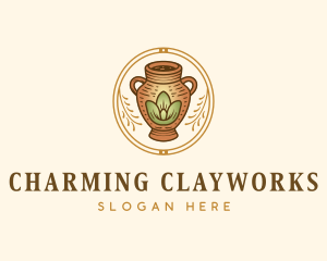 Clay Pottery Vase logo