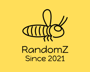 Minimalist Bee Insect  logo