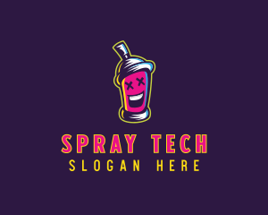 Graffiti Spray Painting logo design