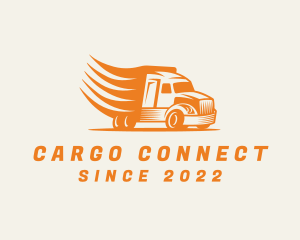 Fast Cargo Truck logo design