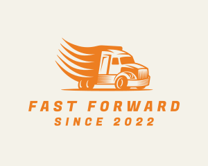 Fast Cargo Truck logo design