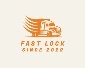 Fast Cargo Truck logo design