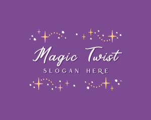 Cute Star Sparkles Boutique logo design