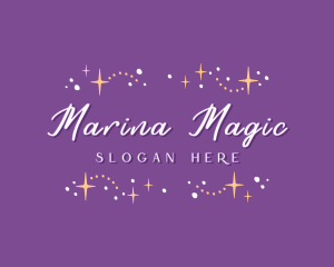 Cute Star Sparkles Boutique logo design