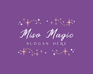 Cute Star Sparkles Boutique logo design