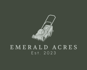 Yard Grass Lawn Mowing logo