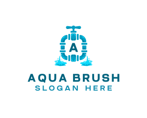 Hose Faucet Plumbing logo design