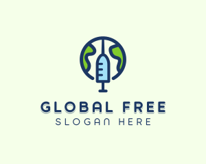 Global Pandemic Vaccine logo design