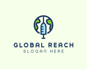 Global Pandemic Vaccine logo design