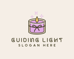 Wellness Candle Aroma logo design