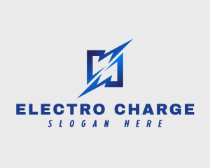 Electric Charge Energy logo design