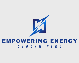 Electric Charge Energy logo design