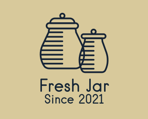 Minimalist Homeware Jars logo design