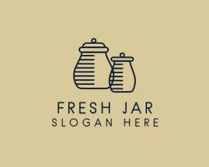 Pot Homeware Jars logo design