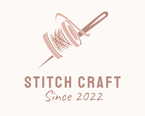 Sewing Tailor Needle  logo design