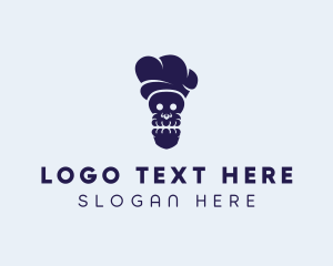 Skull Chef Cooking logo