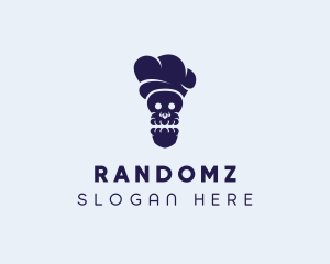 Skull Chef Cooking logo