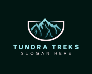 Outdoor Mountain Peak logo design