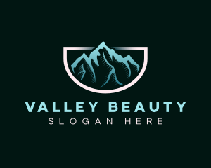 Outdoor Mountain Peak logo design