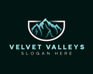 Outdoor Mountain Peak logo design