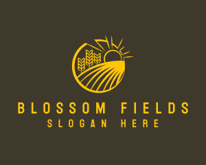 Natural Farming Field logo design