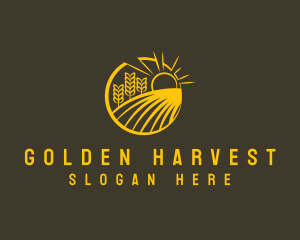 Natural Farming Field logo design