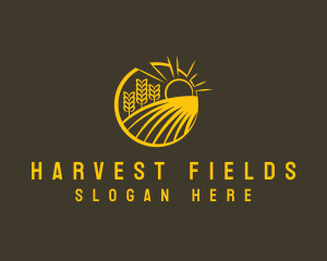 Natural Farming Field logo design