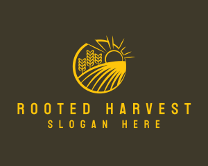 Natural Farming Field logo design