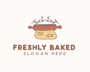 Rolling Pin Cookie Baker logo design