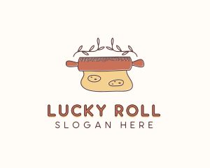 Rolling Pin Cookie Baker logo design