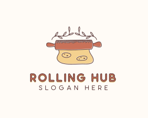 Rolling Pin Cookie Baker logo design